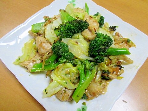 とろける食感の豚肉と野菜の炒め物